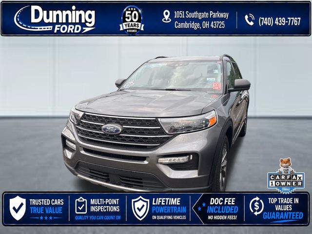 Carbonized Gray Metallic 2023 Ford Explorer SUV / Crossover All-Wheel Drive Automatic