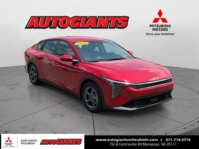 Currant Red 2025 Kia K4 LXS FWD Sedan Front-Wheel Drive Continuously Variable Transmission