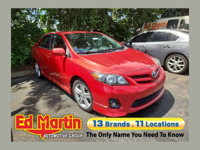 Barcelona Red Metallic 2013 Toyota Corolla S Sedan Front-Wheel Drive 4-Speed Automatic
