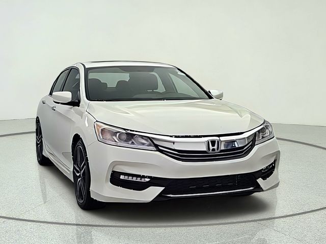 White 2017 Honda Accord Sedan Front-Wheel Drive Continuously Variable Transmission