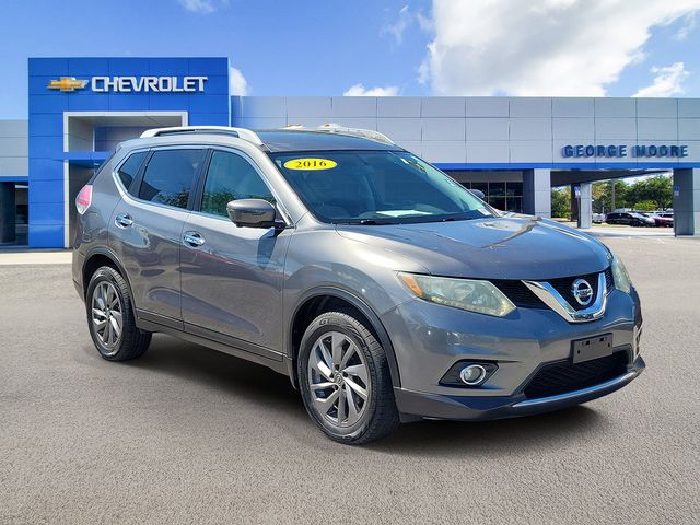 Gray (Gun Metallic) 2016 Nissan Rogue SUV / Crossover Front-Wheel Drive Continuously Variable Transmission