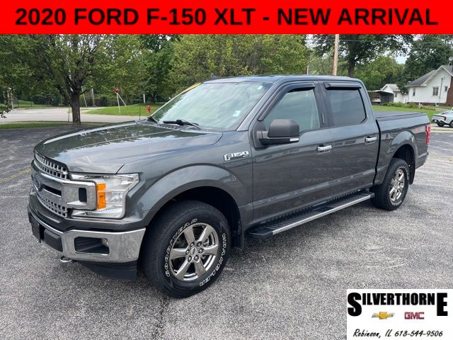 Gray 2020 Ford F-150 Pickup Truck Four-Wheel Drive Automatic
