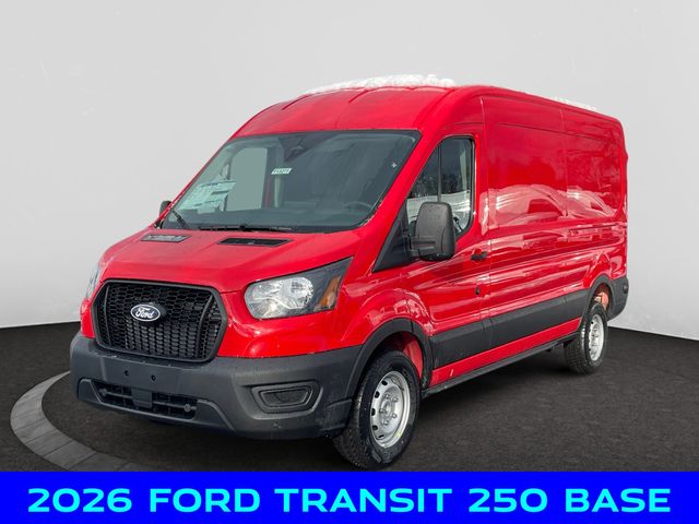 Race Red 2026 Ford Transit Cargo Van Rear-Wheel Drive 