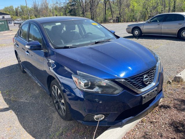 Deep Blue Pearl 2017 Nissan Sentra SR Sedan Front-Wheel Drive Continuously Variable Transmission