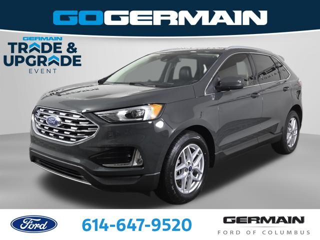 Lithium Gray 2021 Ford Edge SEL FWD SUV / Crossover Front-Wheel Drive 8-Speed Automatic