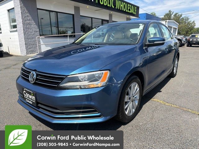 Blue Metallic 2015 Volkswagen Jetta Sedan Front-Wheel Drive 6-Speed Automatic