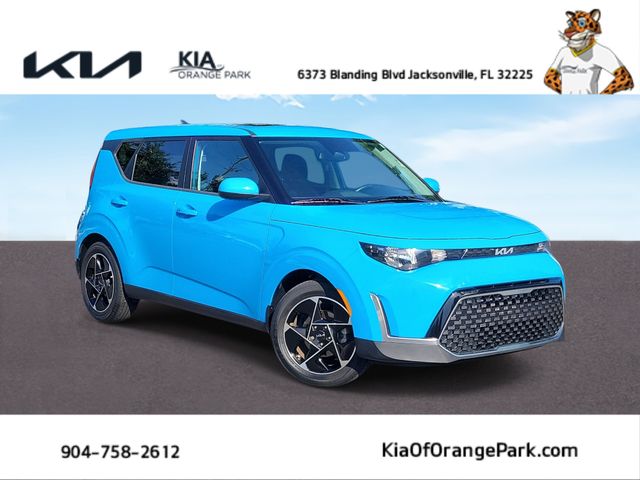 Surf Blue 2024 Kia Soul SUV / Crossover Front-Wheel Drive Continuously Variable Transmission