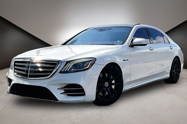 White 2018 Mercedes-Benz S-Class Sedan All-Wheel Drive 9-Speed Automatic