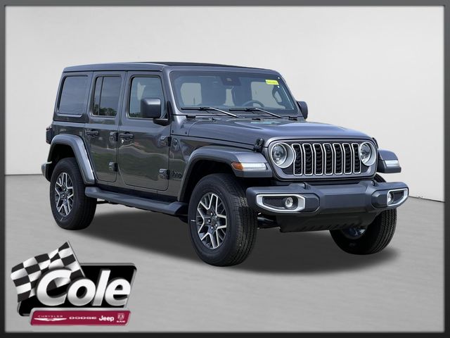 Gray (Granite Crystal Metallic Clearcoat) 2025 Jeep Wrangler Sahara 4-Door 4WD SUV / Crossover Four-Wheel Drive 8-Speed Automatic