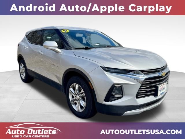Silver Ice Metallic 2021 Chevrolet Blazer 2LT AWD SUV / Crossover All-Wheel Drive 9-Speed Automatic