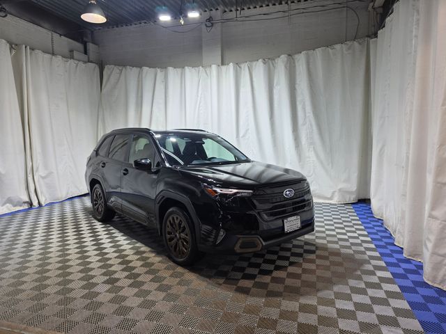 Crystal Black Silica 2025 Subaru Forester Hybrid Sport AWD SUV / Crossover All-Wheel Drive Continuously Variable Transmission