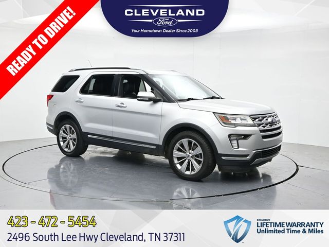 Ingot Silver 2018 Ford Explorer Limited SUV / Crossover Front-Wheel Drive 6-Speed Automatic