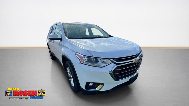 Summit White 2019 Chevrolet Traverse LT Cloth AWD SUV / Crossover Four-Wheel Drive 9-Speed Automatic
