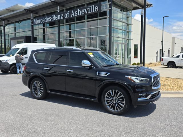 Mineral Black 2021 INFINITI QX80 Sensory RWD SUV / Crossover Rear-Wheel Drive 7-Speed Automatic