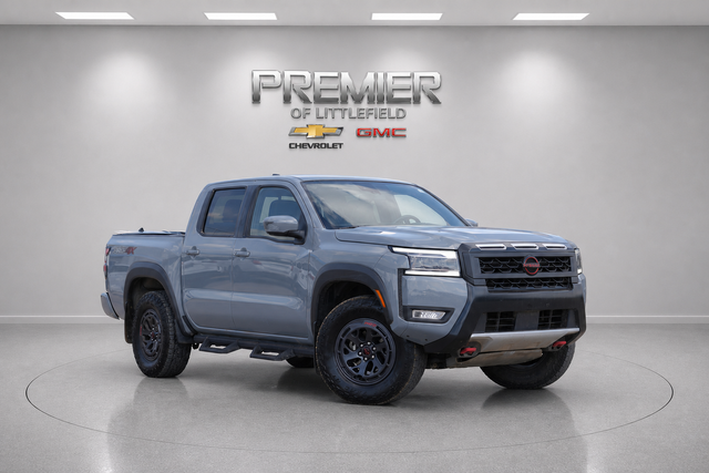 Boulder Gray Pearl 2025 Nissan Frontier Pickup Truck Four-Wheel Drive 9-Speed Automatic Overdrive