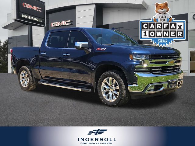 Northsky Blue Metallic 2022 Chevrolet Silverado 1500 Pickup Truck Four-Wheel Drive 8-Speed Automatic