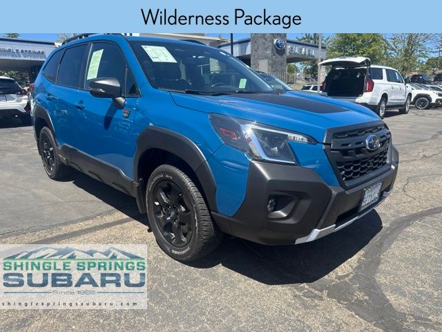 Geyser Blue 2023 Subaru Forester SUV / Crossover All-Wheel Drive Continuously Variable Transmission
