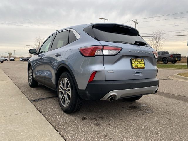 2022 Ford Escape SEL - Iced Blue Silver Metallic exterior view 7