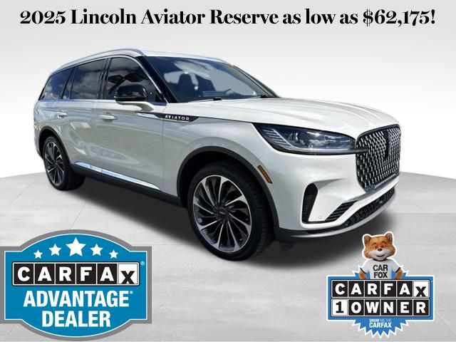Pearl Metallic 2025 Lincoln Aviator SUV / Crossover All-Wheel Drive Automatic