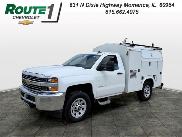 Summit White 2015 Chevrolet Silverado 3500HD Work Truck Regular Cab LB RWD Pickup Truck 4X2 6-Speed Automatic Overdrive