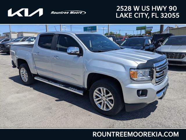 Quicksilver Metallic 2018 GMC Canyon SLT Crew Cab RWD Pickup Truck 4X2 8-Speed Automatic