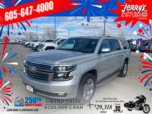 Silver Ice Metallic 2016 Chevrolet Suburban 1500 LTZ 4WD SUV / Crossover Four-Wheel Drive 6-Speed Automatic Overdrive