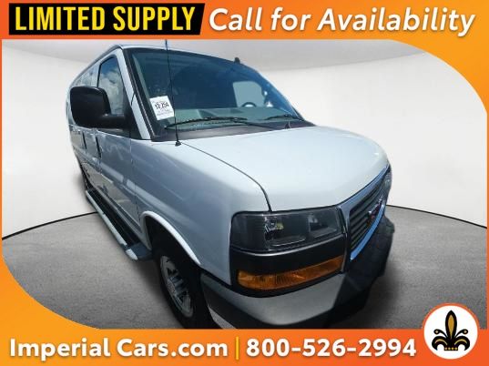 Summit White 2025 GMC Savana Cargo Van Rear-Wheel Drive 8-Speed Automatic Overdrive
