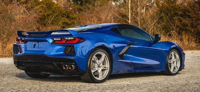Used 2020 Blue Chevrolet Stingray image 3