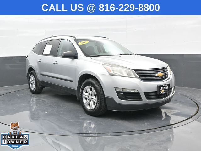 Silver Ice Metallic 2015 Chevrolet Traverse SUV / Crossover All-Wheel Drive 6-Speed Automatic