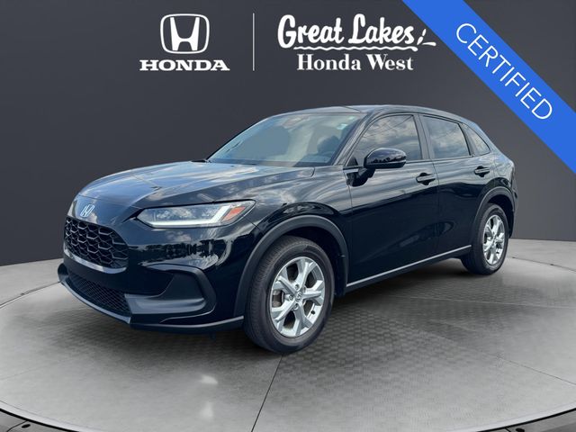 Black 2024 Honda HR-V SUV / Crossover Front-Wheel Drive Continuously Variable Transmission