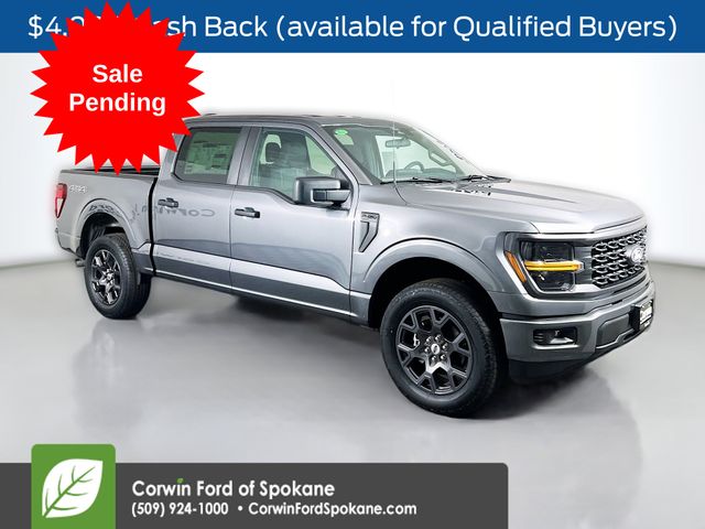 Iconic Silver Metallic 2026 Ford F-150 Pickup Truck Four-Wheel Drive Automatic