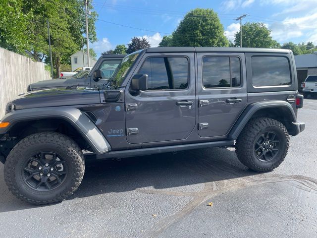 Gray (Granite Crystal Metallic Clearcoat) 2025 Jeep Wrangler 4xe SUV / Crossover Four-Wheel Drive 8-Speed Automatic