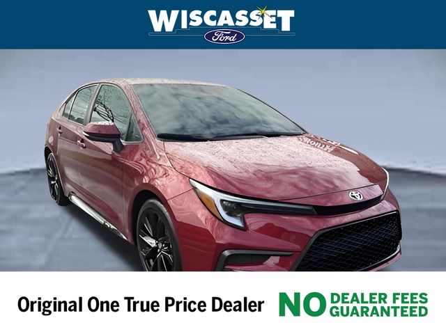 Red 2024 Toyota Corolla SE FWD Sedan Front-Wheel Drive Continuously Variable Transmission