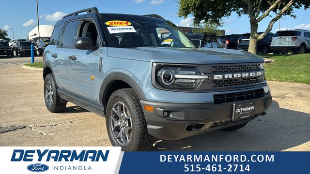 Blue (Azure Gray Metallic) 2024 Ford Bronco Sport SUV / Crossover All-Wheel Drive 8-Speed Automatic