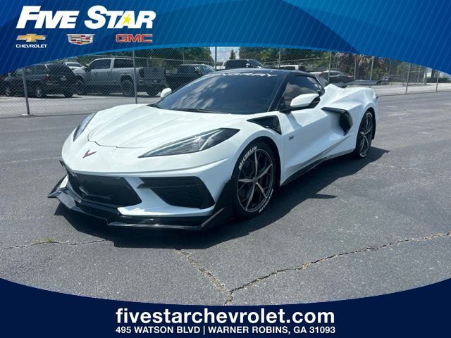 Arctic White 2021 Chevrolet Corvette Stingray 3LT Convertible RWD Convertible Rear-Wheel Drive 8-Speed Dual Clutch
