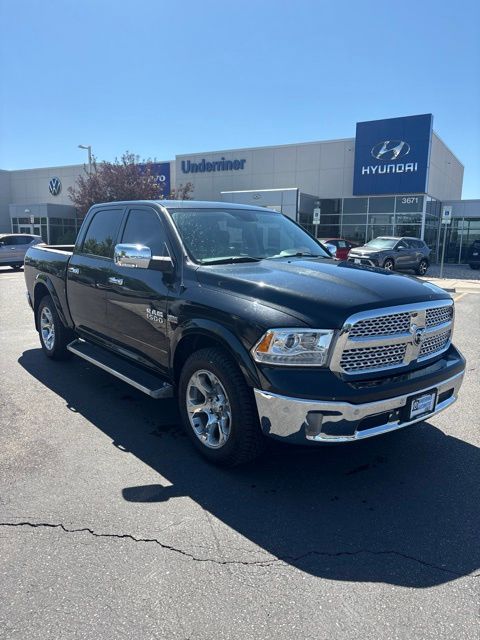 Black 2017 RAM 1500 Pickup Truck Four-Wheel Drive 8-Speed Automatic