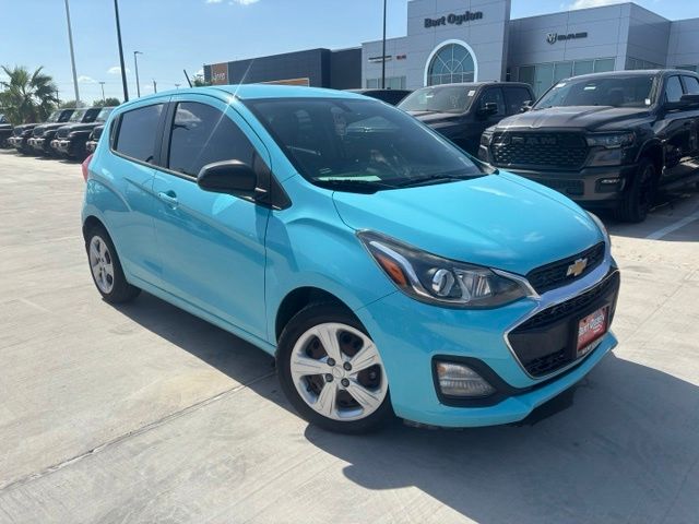 Mystic Blue 2022 Chevrolet Spark Hatchback Front-Wheel Drive Continuously Variable Transmission