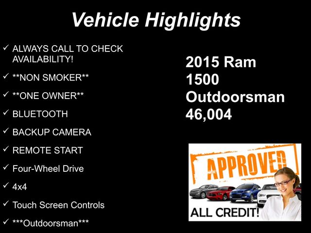 2015 RAM 1500 Outdoorsman photo
