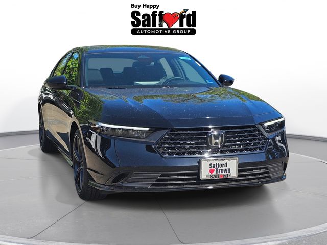 Crystal Black Pearl 2026 Honda Accord Hybrid Sedan Front-Wheel Drive Continuously Variable Transmission