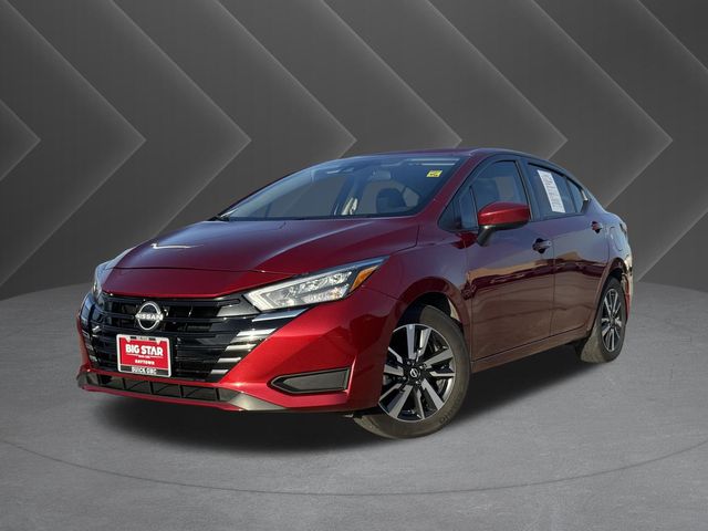 2025 Nissan Versa 1.6 SV Red at Bravo Nissan