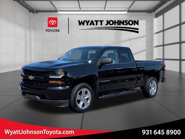 Black 2018 Chevrolet Silverado 1500 Pickup Truck Four-Wheel Drive 6-Speed Automatic Overdrive