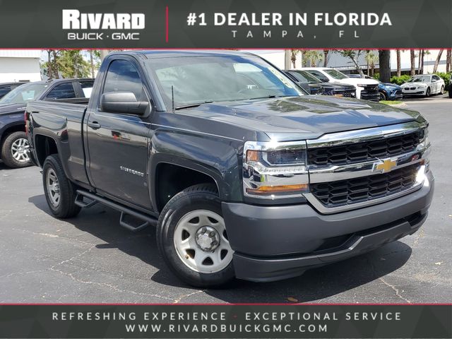 Gray (Graphite Metallic) 2017 Chevrolet Silverado 1500 LS RWD Pickup Truck 4X2 6-Speed Automatic Overdrive