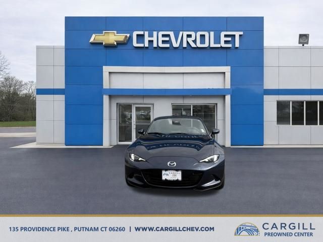 Deep Crystal Blue Mica 2025 Mazda MX-5 Miata RF Grand Touring RWD Convertible Rear-Wheel Drive 6-Speed Automatic