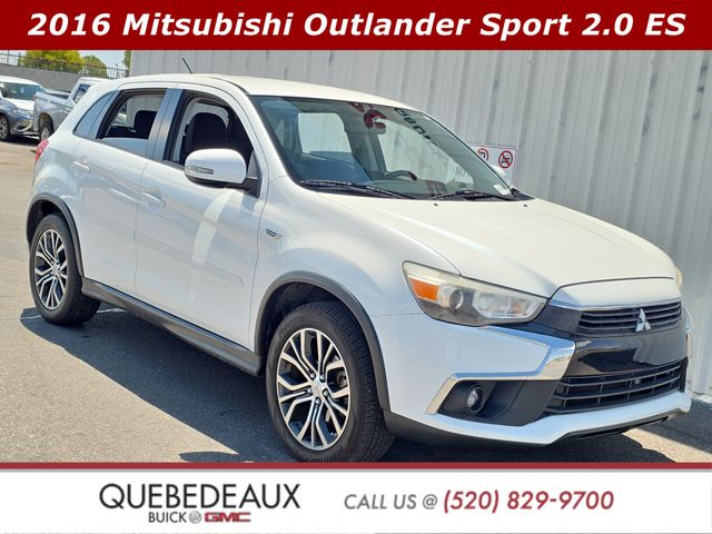 Diamond White 2016 Mitsubishi Outlander Sport SUV / Crossover Front-Wheel Drive Continuously Variable Transmission