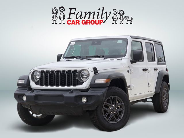 Bright White Clearcoat 2025 Jeep Wrangler SUV / Crossover Four-Wheel Drive 8-Speed Automatic