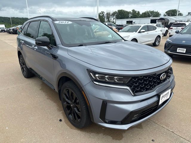 Everlasting Silver 2021 Kia Sorento SX AWD SUV / Crossover All-Wheel Drive 8-Speed Dual Clutch