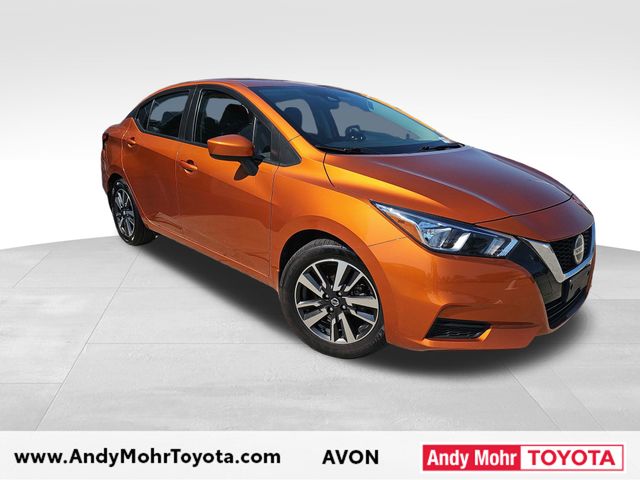 Orange Metallic 2022 Nissan Versa Sedan Front-Wheel Drive Continuously Variable Transmission