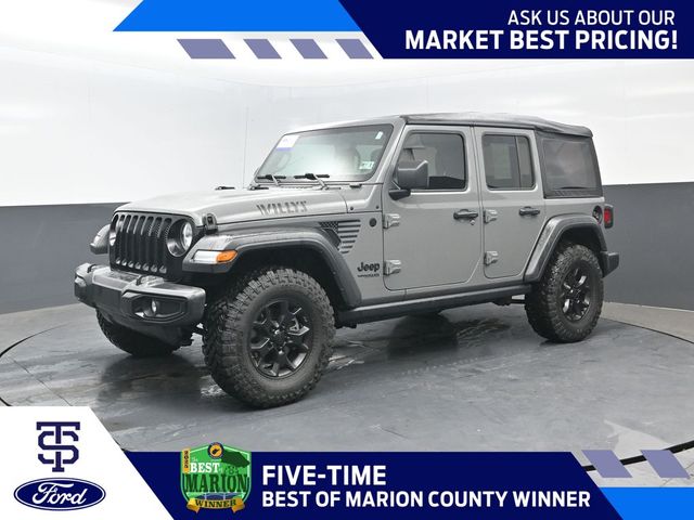 Sting-Gray Clearcoat 2022 Jeep Wrangler SUV / Crossover Four-Wheel Drive 8-Speed Automatic