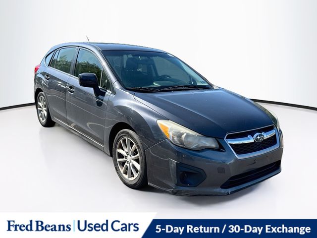 Dark Gray Metallic 2014 Subaru Impreza Hatchback All-Wheel Drive Continuously Variable Transmission
