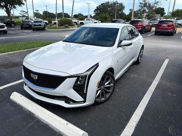 Summit White 2026 Cadillac CT5 Sedan Rear-Wheel Drive Automatic